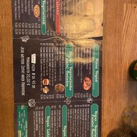 Karte mit der veganen Auswahl  at Jambu am Siggi in Bielefeld