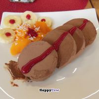 Chocolate Ice Cream - DELICIOUS!!! at RohKostlich BistRoh in Speyer