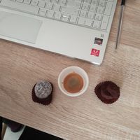 Tartufo al cocco e tartufo al cioccolato e rum at Pasticceria Mora Brescia - Maybe closed in Brescia