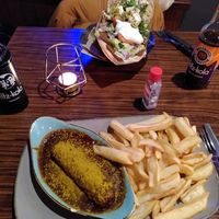 Gyros kebap and currywurst at Apple & Eve - Vegan & tierisch lecker in Hamburg