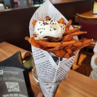 Sweet potato fries at Apple & Eve - Vegan & tierisch lecker in Hamburg
