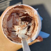 Cremino al cocco at Gelateria Creamy in Molinetto