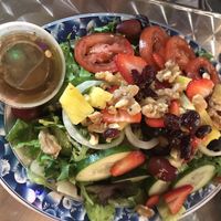 Boho salad veganized. Still huge!  at Gypsy Joynt in Galveston