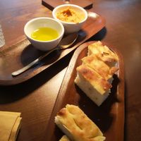 Vegan table starter at Casa Vegetariana in Porto