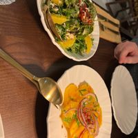 Salads  at Casa Vegetariana in Porto
