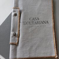 Menu  at Casa Vegetariana in Porto