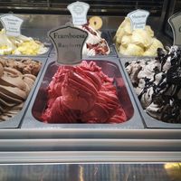 Labelled vegan options as well as more behind the counter (ask) at Boutique Do Gelato in Porto