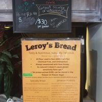 Sorrel drink is healthy. Tastes like a berry hibiscus seltzer. at Leroy's Bread in Crossville