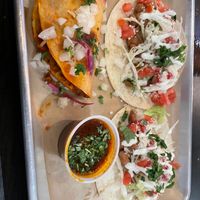 Bean taco at Taco Labs Boca in Boca Raton