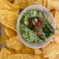 Guac and chips at Taco Labs Boca in Boca Raton