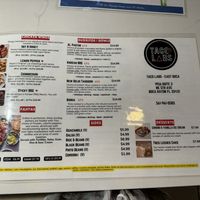 Menu June 2024  at Taco Labs Boca in Boca Raton