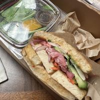 tofu banh mi  at Urbane Cafe in San Diego