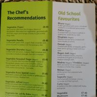 Menu at Bangla Pride Telford Ltd in Telford