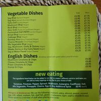 Menu at Bangla Pride Telford Ltd in Telford