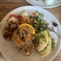 Syrisches Frühstück —> sehr zu empfehlen!   at Resonanz in Kiel