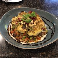Spicy cauliflower steak. So delicious!  at REDS   in Niagara Falls