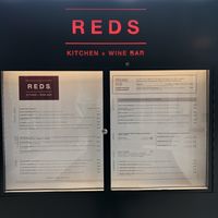 The menu to the place. Several vegan options to choose from. And they were very welcoming and accommodating    at REDS   in Niagara Falls