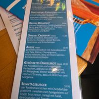 Frühstückskarte 1/2 at Finkenkrug in Duisburg