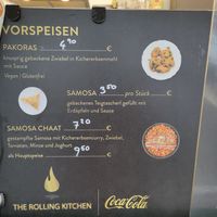 Vegane Pakoras at The Rolling Kitchen in Asten