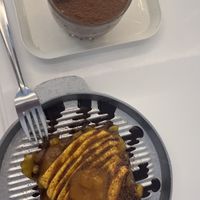 Mango tost and vegan tiramisu caffee  at Grounded Chay - Plant Based Cuisine in Nha Trang