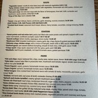 Menu December 2024  at Oceans Edge in Holyhead