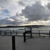 View out to bay at Oceans Edge in Holyhead