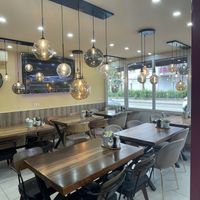 Sitzgelegenheit innen. (Hunde sind nur draußen erlaubt)  at Royal Mardini in Waldkirch