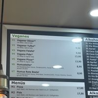 kleine aber feine vegane Karte!  at Royal Mardini in Waldkirch