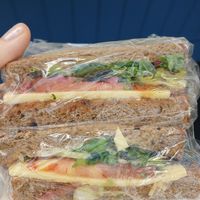 Vegan ploughman's sandwich at Café At The Palace in Edinburgh