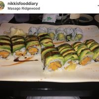 2 green jade rolls & 1 cucumber avocado roll  at Masago in Ridgewood