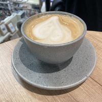Honeycomb latte with oat milk  at Pausa in Maidstone