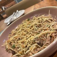 Smoked salpicão from jackfruit  at Teva Deli in Rio De Janeiro