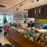 Preparing freshly  at BaBa  in Luzern