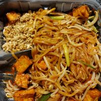 Pad Thai w/ tofu (fish sauce and eggs removed) at Thai E San in Fayetteville
