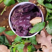 Gengibre com Hortelã  #Veganuary at Açaí Cósmico in Sao Paulo