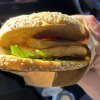 Better than this pic makes it look   at Curbside Coffee & Bagels in Wanaka