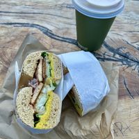   at Curbside Coffee & Bagels in Wanaka