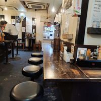 Interior at Menya Takeichi in Tokyo