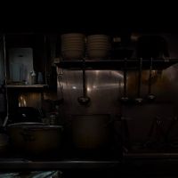 Kitchen  at Menya Takeichi in Tokyo