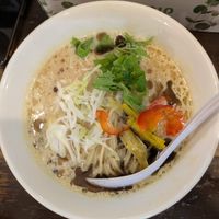 Vegan vegetable regular broth at Menya Takeichi in Tokyo