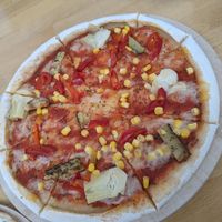 Vegane Pizza at Einstein Boulderhalle Ulm in Ulm