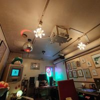 Inside at Cafe La Siesta 8bit Edition in Kyoto