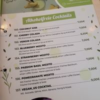 Mocktails   at Vegan_Us in Worms