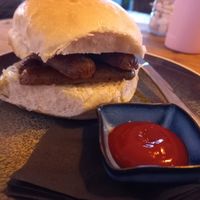 Vegan Sausage Morning Roll #Veganuary at Njord Cafe Bar in Ramsgate