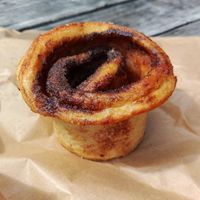 Cinnamon bun at Bakehouse in Bristol