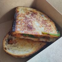 Bean chilli toastie at Bakehouse in Bristol