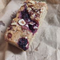 Hazelnut and blackberry frangipane at Bakehouse in Bristol