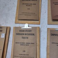 Vegan toasties at Bakehouse in Bristol