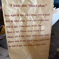 7 Steps   at Bánh mì chay KHÔI - Maybe closed in Ho Chi Minh City