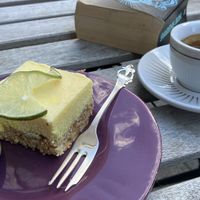 Lemon raw cake   at Café Myka in Malmo